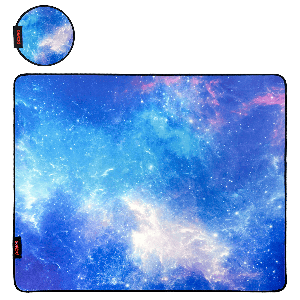 MOUSE PAD GAMER PCYES OBSIDIAN G3D 500X400MM - TECIDO COM INFUSÃO DE VIDRO - PEMPG3D