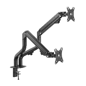 SUPORTE ARTICULADO C/ MOLA MECANICA PARA 2 MONITORES DE 17 - 32" - PS-024N