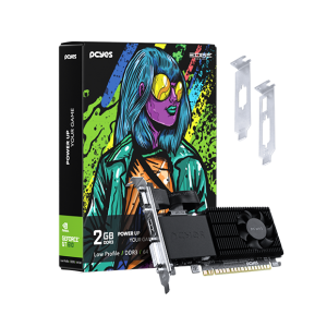 GPU NVIDIA GEFORCE GT 610 2GB DDR3 64 BIT PROJETO EDGE LOW PROFILE SINGLE FAN - PPE610DR3LPBR