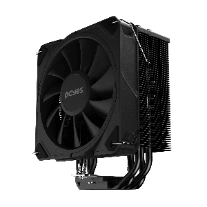 COOLER PARA PROCESSADOR PCYES FROST PULSE BLACK VULCAN - TDP 180W - PEFPBV