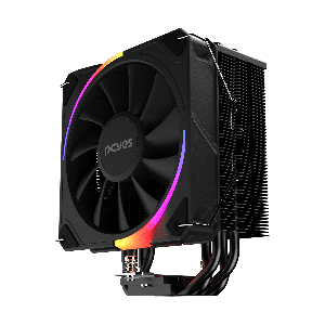 COOLER PARA PROCESSADOR PCYES FROST PULSE ARGB BLACK VULCAN - TDP 180W - PEFPARGBBV
