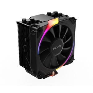 COOLER PARA PROCESSADOR PCYES FROST PULSE ARGB BLACK VULCAN - TDP 180W - PEFPARGBBV