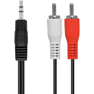 CABO 2 RCA X P2 3.5MM STEREO 1.5 M (10 UNIDADES) - 2R35S-15