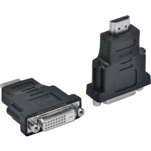 ADAPTADOR HDMI MACHO X DVI FEMEA - ADVIF-H - (5 UNIDADES)