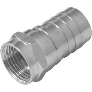 CONECTOR F P/ CRIMPAR RG 06 - EV15 (PACOTE COM 10)