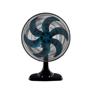 VENTILADOR OSC MESA TURBO 6 50CM 6 PÁS - 127V - PRETO/AZUL