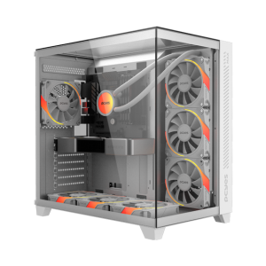 GABINETE GAMER FORCEFIELD MAX WHITE GHOST - GFFMAXWG