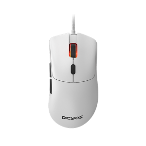 MOUSE GAMER PCYES HYDRUS WHITE GHOST - 12400 DPI - RGB - 6 BOTÕES - PMGHWG