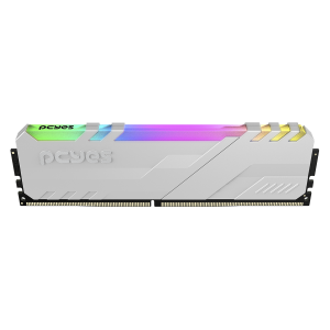 MEMORIA GAMER PCYES UDIMM 8GB DDR4 3200MHZ WHITE COM RGB - PM083200D4WR