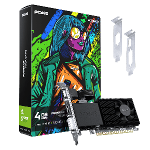 GPU NVIDIA GEFORCE GT730 4GB DDR5 64 BITS PROJETO EDGE LOW PROFILE SINGLE FAN - PVGT730GB4PE