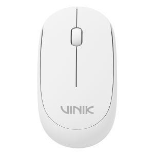 MOUSE SEM FIO VINIK FEATHER VF120 1200DPI - BRANCO