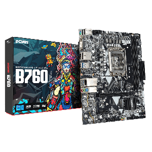 PLACA MÃE PCYES B760 LGA1700 2XDDR5 (MAX 64GB) M.2 NVME 2XUSB 3.0, 4XUSB 3.0 REDE 1000 HDMI/DP/VGA M-ATX - PCYB760-14G64
