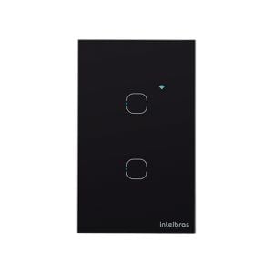INTERRUPTOR SMART ZIGBEE TOUCH 2 PRETO EZS 1002 4850048