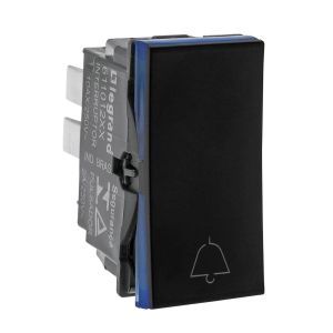 PULSADOR CAMPAINHA 2A 250V B.AUTOMATICO 1M PRETA 611012PT