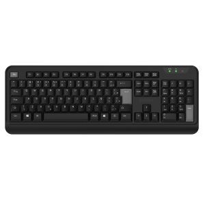 TECLADO SEM FIO PCYES COMFORT - WIRELESS 2.4GHZ - ABNT2 - CMFBKW