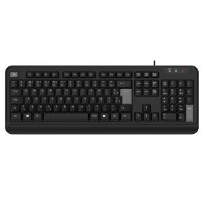 TECLADO USB PCYES COMFORT - CABO 2 METROS - ABNT2 - CMFBK