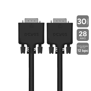 CABO VGA 3+6 15 PINOS MACHO - 30 METROS - PVM36-30