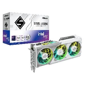 GPU ASROCK INTEL ARC B580 STEEL LEGEND 12G OC 192 BITS (B580 SL 12GO) 90-GA5CZZ-00UANF