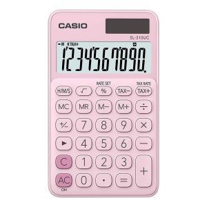 CALCULADORA DE BOLSO 10 DIGITOS ROSA - SL-310UC-PK