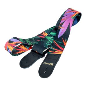 CORREIA TONANTE DE POLIÉSTER ESTAMPA FLORAL VIOLETA - TN10S