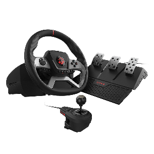 VOLANTE PCYES W270 PARA PC, XBOX E PLAYSTATION, FORCE FEEDBACK, PEDAIS E CÂMBIO - W270