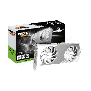 GPU INNO3D GEFORCE RTX 5060 TI 8GB 128BITS GDDR7 TWIN X2 OC WHITE N506T2-08D7X-193075W