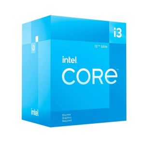 PROCESSADOR INTEL CORE I3-12100F 3.3GHZ (TURBO 4.3GHZ) 5MB CACHE 4 NUCLEOS 8 THREADS LGA 1700 BX8071512100F