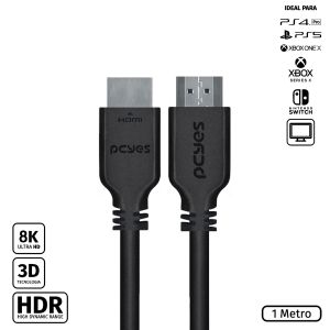 CABO HDMI 2.1 MACHO 1 METRO - PHM21-1