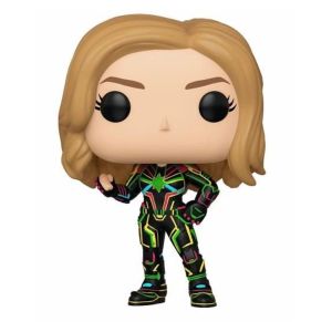 POP! MARVEL VINGADORES: CAPTAIN MARVEL WITH NEON SUIT #516