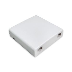 CAIXA FTTH / PTO/ ROSETA 2 PORTAS NA COR BRANCA K-GL-1239A